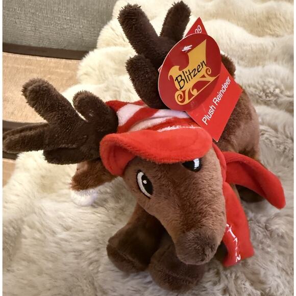 Dan Dee Plush Reindeer Set Blitzen Comet Vixen Dasher Christmas Holiday NWT - Picture 8 of 8